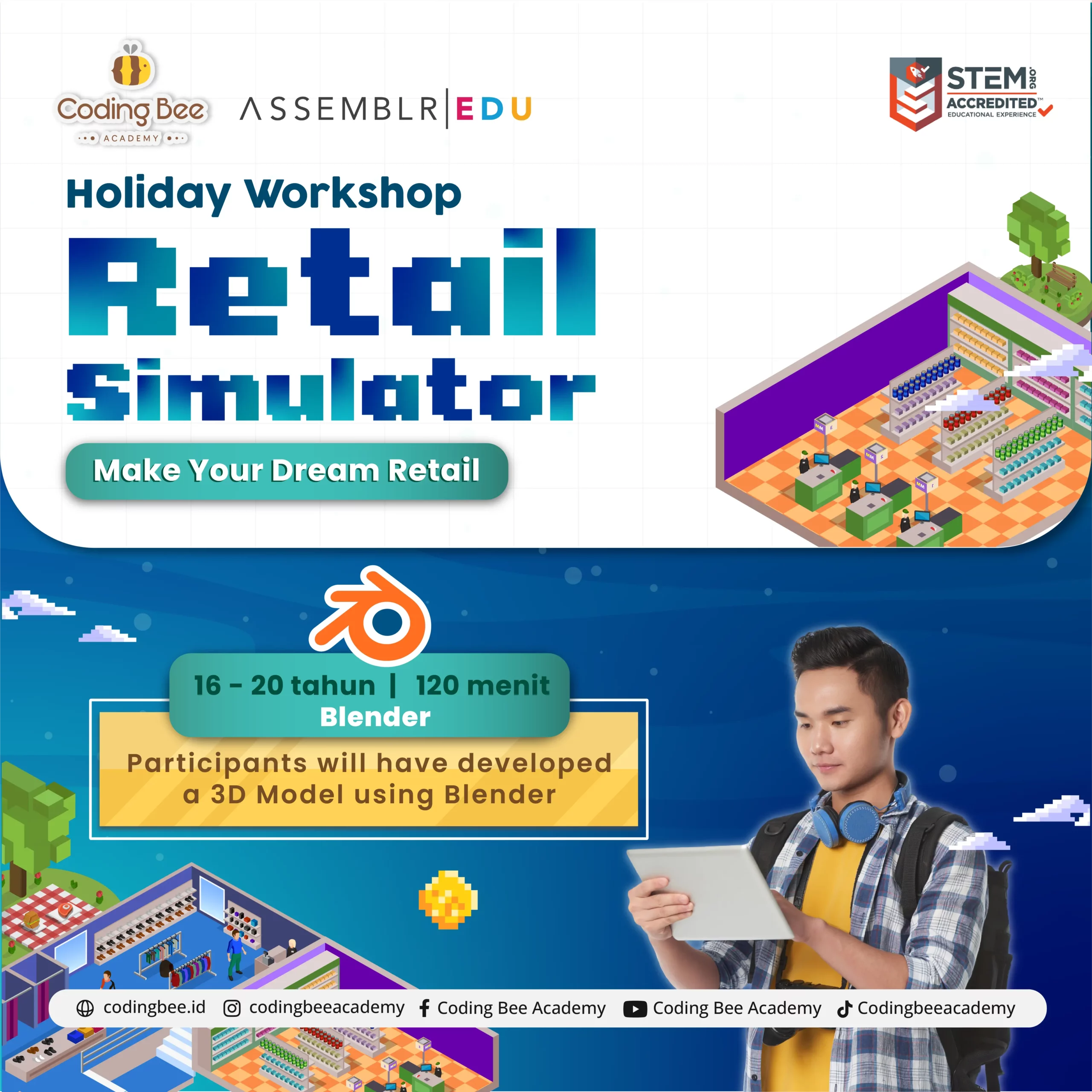 holiday workshop blender Assemblr