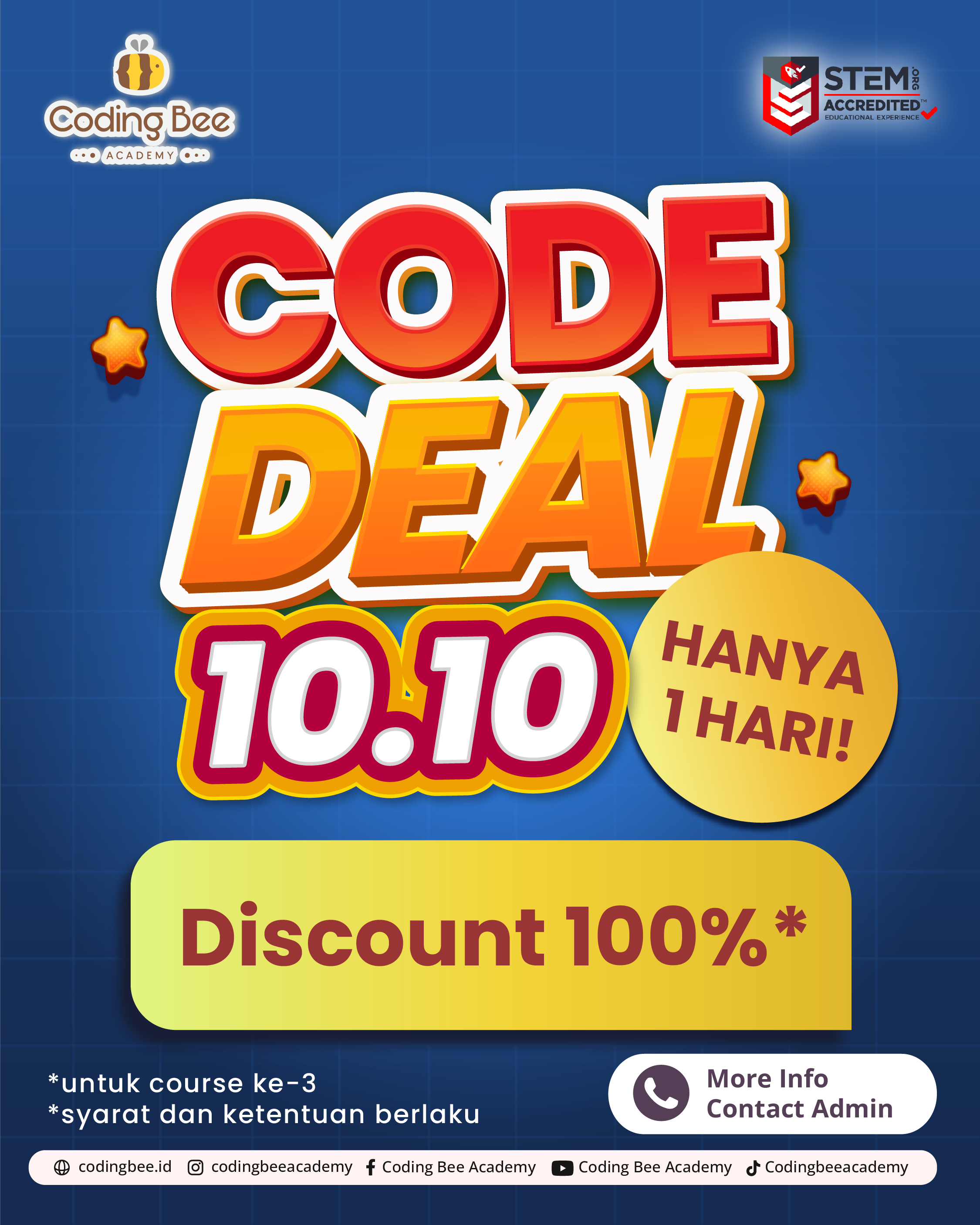 code deal diskon kelas coding